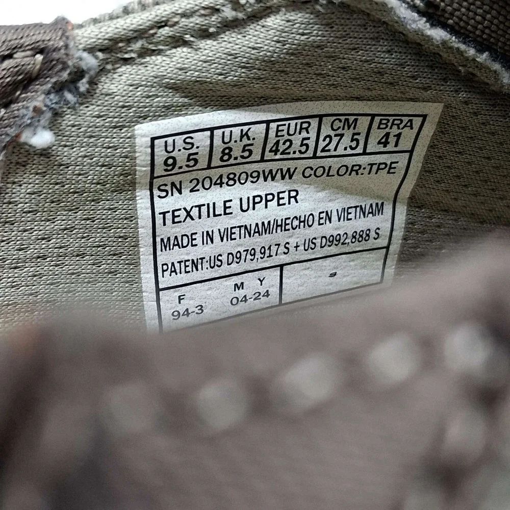 Skechers Slip-ins Relaxed Fit Garza Gervin Mens 9.5 Taupe 204809WW Supportive